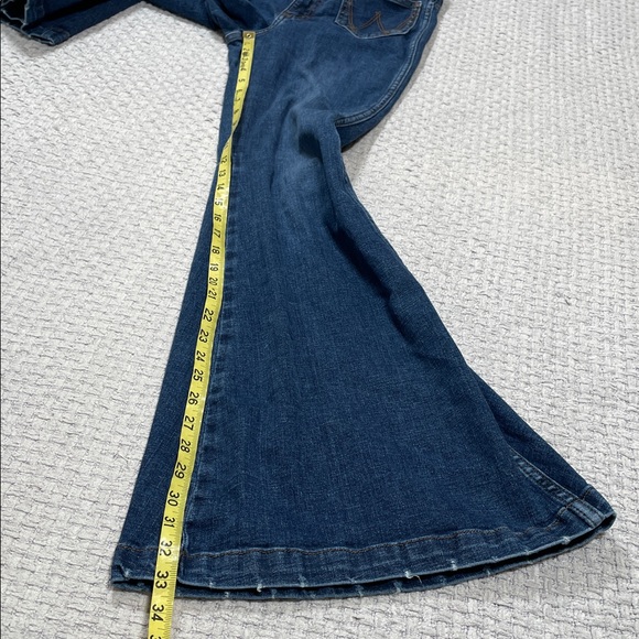 Wrangler Retro High Rise trumpet Flare Jeans  Western Cowgirl Bareback 29x34 - Picture 15 of 16
